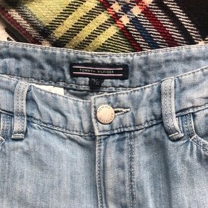 Tommy Hilfiger wide leg crop jeans